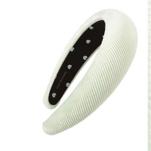 Lele Sadoughi Corduroy Padded Headband in Stone